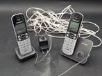 vaste telefoon van Panasonic met 2 handsets, Télécoms, Téléphones fixes | Combinés & sans fil, Enlèvement ou Envoi, Neuf, 2 combinés
