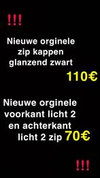 Glanzend zwarte zip kappen met orginele zip lampen, Telecommunicatie, Prepaidkaarten en Simkaarten, Ophalen of Verzenden, Nieuw