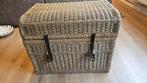 Prachtige rieten koffer in prima staat!, Ophalen, Overige materialen, 50 tot 100 cm, 50 tot 75 cm
