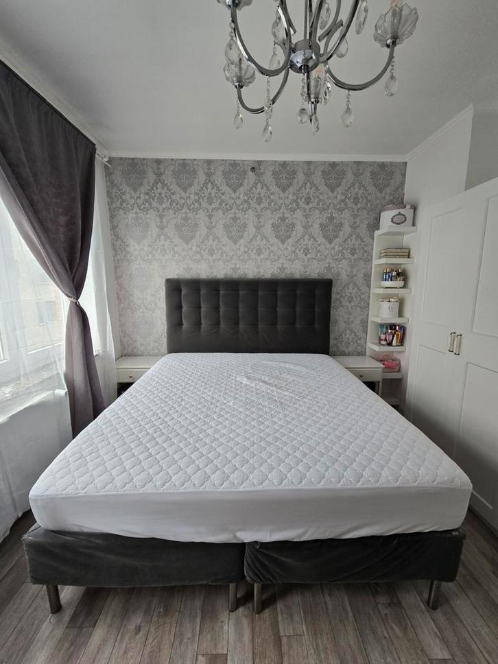 Lit King size, Maison & Meubles, Chambre à coucher | Lits boxsprings, 200 cm, Enlèvement