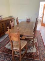 salle à manger en chêne, Ophalen, Gebruikt, Rustique, 6 tot 8 stoelen