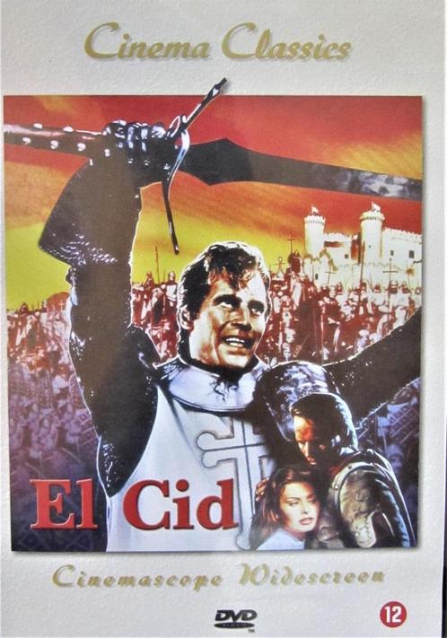 DVD ACTIE/ HISTORISCH - EL CID (CHARLTON HESTON-SOPHIA LOREN, Cd's en Dvd's, Dvd's | Actie, Zo goed als nieuw, Actiethriller, Alle leeftijden