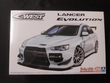 Aoshima Mitsubishi Lancer evo Cwest tuned  beschikbaar voor biedingen