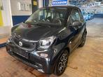 Smart 1.0i 61 pk 2016 lederen Airco carbondak, Auto's, Smart, 116 g/km, Achterwielaandrijving, Zwart, Leder