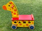 Houten speelgoedpaardje met blokjes, Kinderen en Baby's, Speelgoed | Houten speelgoed, Zo goed als nieuw, Ophalen