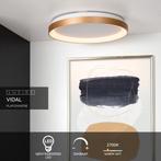 Lucide Vidal Plafondlamp Mat Goud 38W 2700K 48cm - LED Dimb, Huis en Inrichting, Lampen | Plafondlampen, Ophalen, Nieuw, Overige materialen