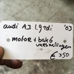 Audi A3 1.9tdi 2003 Motorblok met bak  6 versnellingen, Auto-onderdelen, Ophalen, Gebruikt