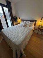 Boxspring Swiss sense 1.60 m. X 2.00 m., Ophalen, Gebruikt, Beige, Tweepersoons