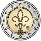 Portugal 2025 - 2 euromunt - Scouting - UNC, Ophalen of Verzenden, Portugal