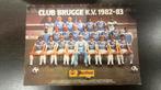 Club Brugge-teamkaart 1982/83, Verzamelen, Sportartikelen en Voetbal, Verzenden