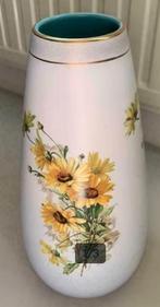 vintage GOUDA HOLLAND vaas - Flora Plateel Daisy, Antiek en Kunst, Ophalen of Verzenden