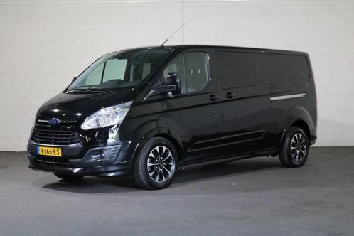 Ford Transit Custom 2.0 TDci 170pk L2 H1 DC Limited, Auto's, Bestelwagens en Lichte vracht, ABS, Airconditioning, Centrale vergrendeling
