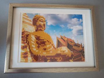 Diamond painting Boeddha inclusief kader beschikbaar voor biedingen
