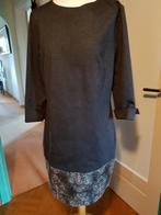 grijs kleed large, Kleding | Dames, Maat 42/44 (L), Zo goed als nieuw, Grijs, Onder de knie
