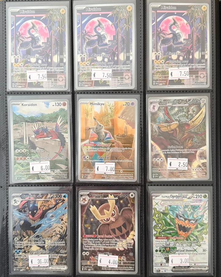 Pokémon - HITS uit Scarlet & Violet era!, Hobby en Vrije tijd, Verzamelkaartspellen | Pokémon, Zo goed als nieuw, Ophalen of Verzenden