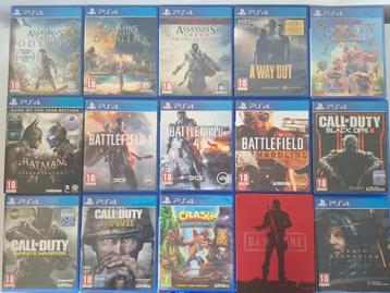 68x PS4 games beschikbaar voor biedingen