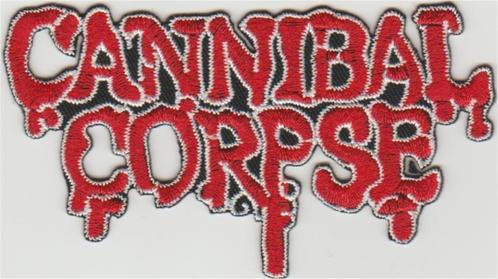 Cannibal Corpse stoffen opstrijk patch embleem #3, Verzamelen, Muziek, Artiesten en Beroemdheden, Nieuw, Kleding, Verzenden
