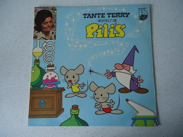 Vintage LP "Tante Terry vertelt de PILIS", Cd's en Dvd's, Vinyl | Kinderen en Jeugd, Gebruikt, Verhaal of Sprookje, Ophalen of Verzenden