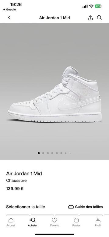 Nike Air Jordan 1 ( Original) beschikbaar voor biedingen
