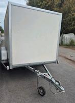 gesloten dubbel as fourgon occasie, Auto diversen, Aanhangers en Bagagewagens, Ophalen, Gebruikt