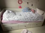 Bed  kinderkamer, Huis en Inrichting, Slaapkamer | Bedden, Ophalen, Gebruikt, Wit, Tweepersoons