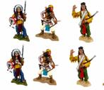 6 soldats de plomb (Geronimo, Sitting Bull etc...), Hobby & Loisirs créatifs, Plus grand que 1:35, Personnage ou Figurines, Enlèvement ou Envoi