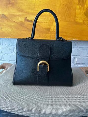 Delvaux Brillant MM zwart met gouden buckle beschikbaar voor biedingen