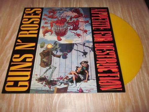Guns 'n Roses - Appetite for destruction (COLOR VINYL), Cd's en Dvd's, Vinyl | Hardrock en Metal, Zo goed als nieuw, Ophalen of Verzenden