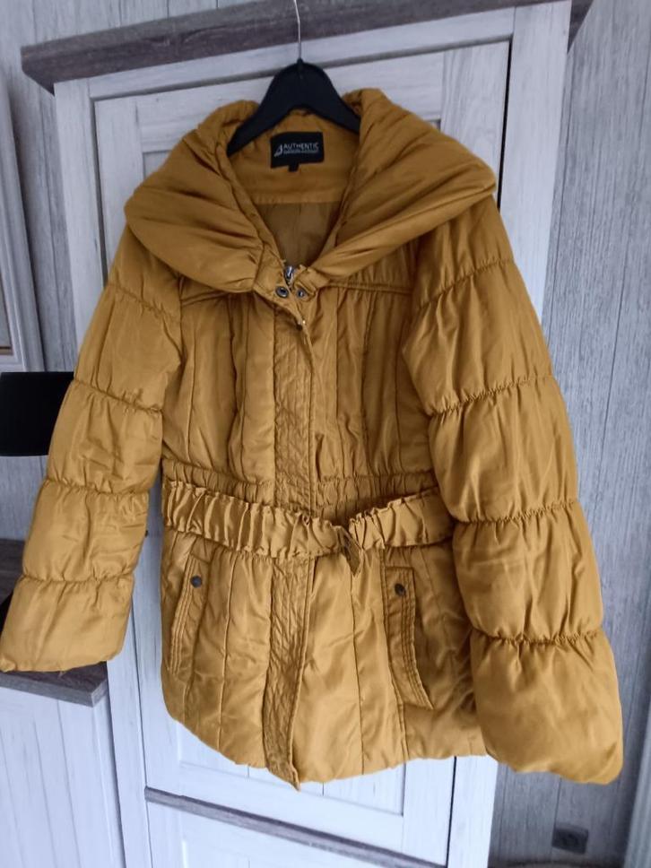 Dikke warme winterjas Authentic maat 44 Zan, Kleding | Dames, Jassen | Winter, Zo goed als nieuw, Maat 42/44 (L), Ophalen of Verzenden