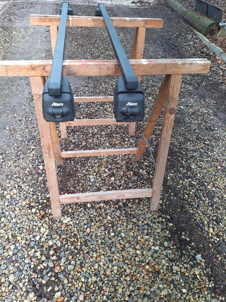 Dakkoffer Kamei + dakdragers Atera, Auto diversen, Dakdragers, Gebruikt, Ophalen