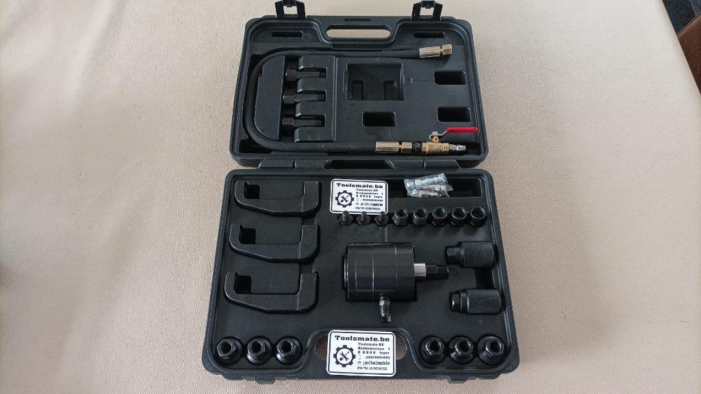 PROMO Pneumatische injector trekker 24 delig inclusief haken, Verzenden