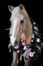 Roze glitter kerstkrans, Dieren en Toebehoren, Ophalen, Zo goed als nieuw