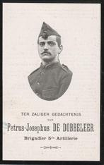 Gesneuvelde 1914-1918 Petrus Josephus De Dobbeleer, Verzamelen, Bidprentjes en Rouwkaarten, Ophalen of Verzenden