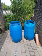 Blauwe regen tonnen, Tuin en Terras, Regentonnen, Ophalen, Zo goed als nieuw