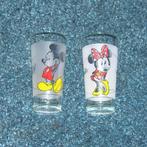 Disney Mickey en Minnie Mouse glazen, Verzamelen, Ophalen of Verzenden, Mickey Mouse, Zo goed als nieuw, Servies