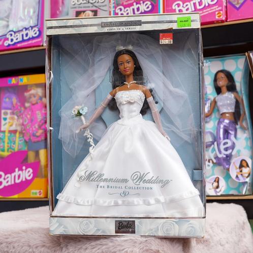 RARE Barbie AA Millenium Wedding de 1999 - 27764, Collections, Poupées, Neuf, Poupée