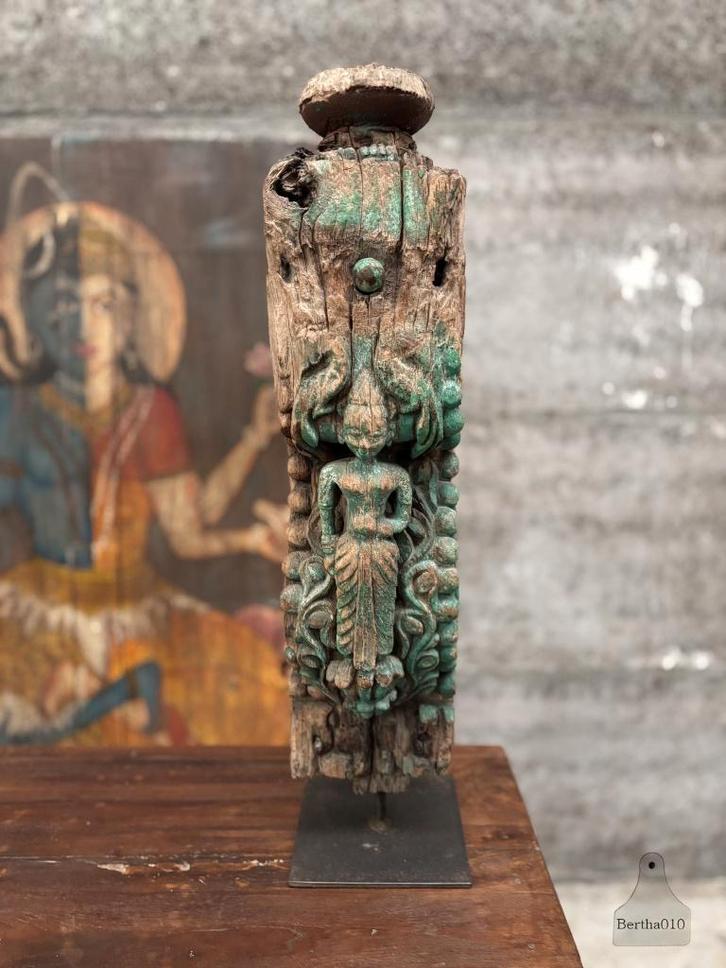 Unieke Indiase architecturale pilaar, Antiquités & Art, Antiquités | Objets religieux, Enlèvement ou Envoi