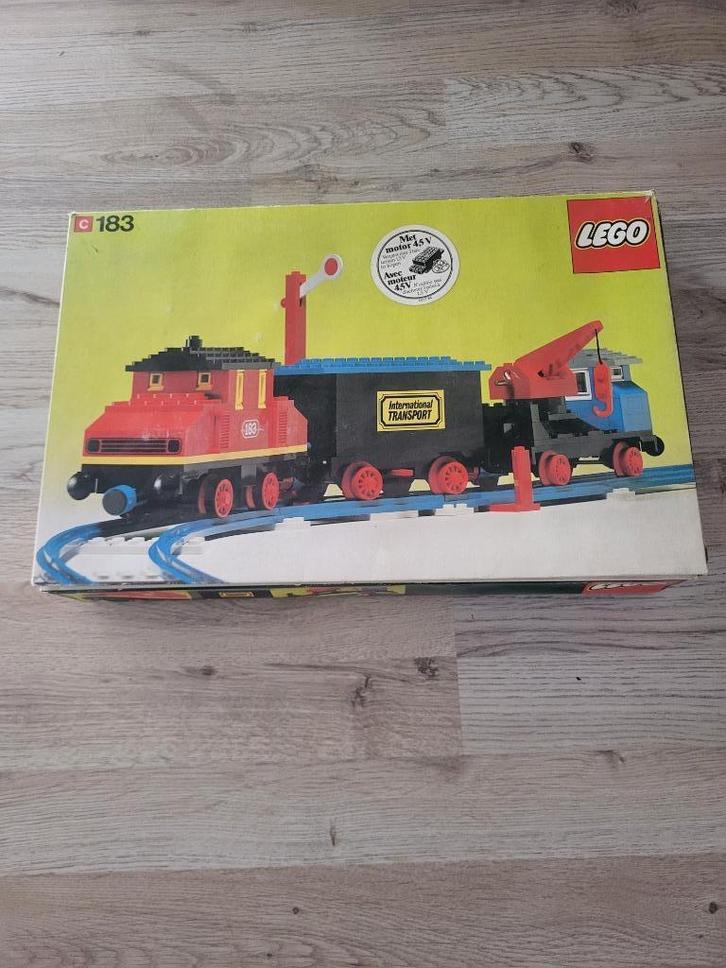 lego set - vintage - bouwdoos 183 - trein, Kinderen en Baby's, Speelgoed | Duplo en Lego, Zo goed als nieuw, Lego, Complete set