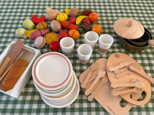 Houten toebehoren voor speelgoed keuken, Kinderen en Baby's, Speelgoed | Houten speelgoed, Ophalen of Verzenden