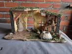 Kerststal met kerstfiguren, Ophalen, Gebruikt