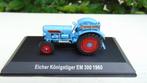 Hachette Model Tractor Eicher Koningstiger  EM 300 - 1960, Ophalen of Verzenden, Zo goed als nieuw, Tractor of Landbouw, Overige merken