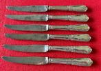 6 Couteaux en Argent 19ème Siècle Estampillés PARIS, Antiquités & Art, Argent, Enlèvement ou Envoi
