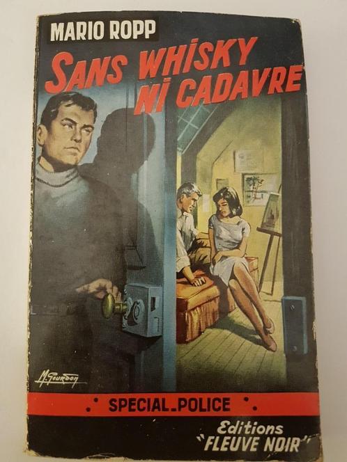 Mario Ropp " Sans Whisky ni cadavre "  1959, Livres, Policiers, Utilisé, Enlèvement ou Envoi