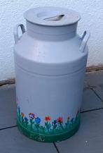 Metalen melkkan, Ophalen, Gebruikt