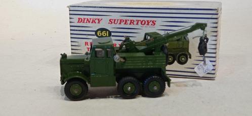 DINKY TOYS UK BERGINGSTREKKER REF 661, Hobby en Vrije tijd, Modelauto's | 1:43, Gebruikt, Bus of Vrachtwagen, Dinky Toys, Ophalen of Verzenden