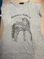 T-shirt Atmosphere cheval bleu clair avec fente taille S, Vêtements | Femmes, T-shirts, Comme neuf, Manches courtes, Taille 36 (S)