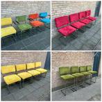 Verschillende sets Ribstof Stoelen, Ophalen, Gebruikt, Stof