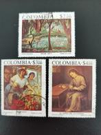 Colombie 1975 - art - peinture, Affranchi, Amérique du Sud, Enlèvement ou Envoi
