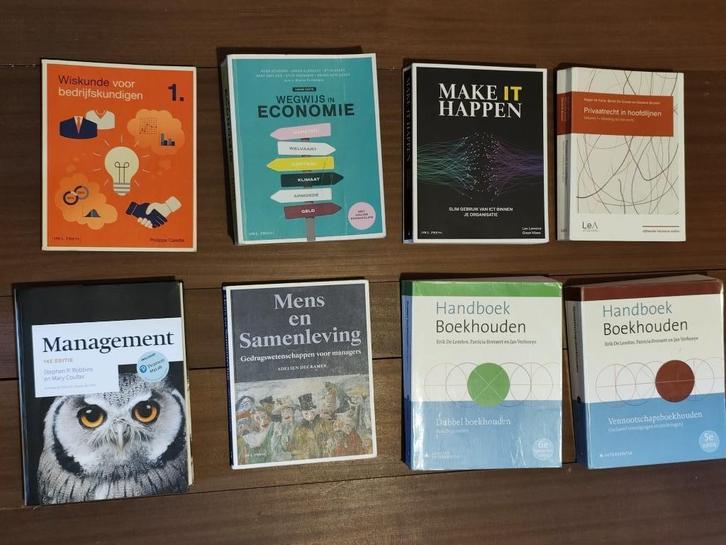Boeken 1ste bach Handelswetenschappen, Boeken, Schoolboeken, Zo goed als nieuw, Ophalen