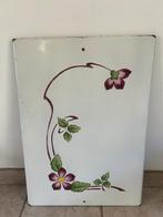 ART NOUVEAU emaille plaat, Ophalen of Verzenden